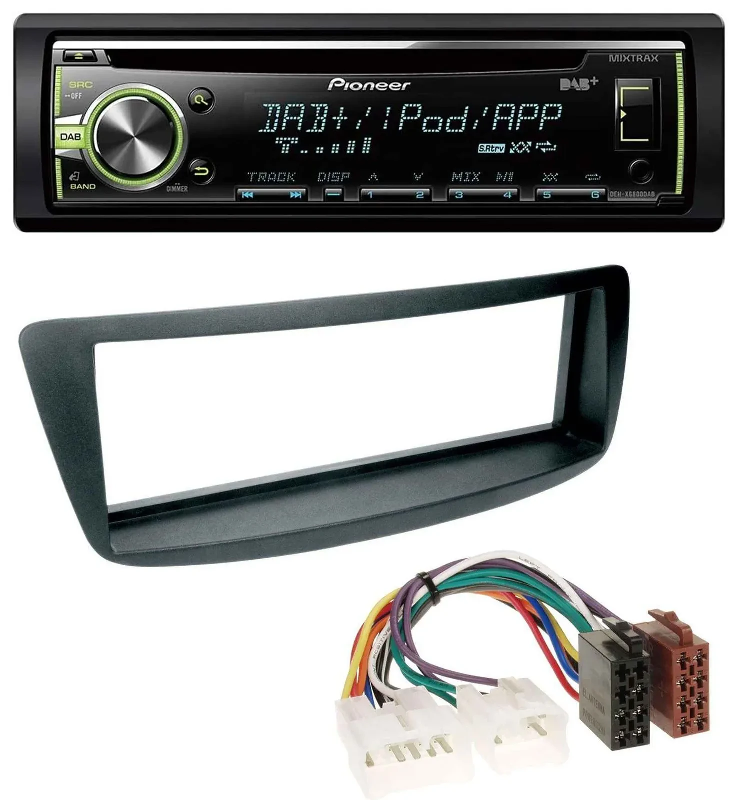 Автомагнитола для Toyota Aygo (2005–2014) Pioneer DAB, USB, AUX, CD, MP3