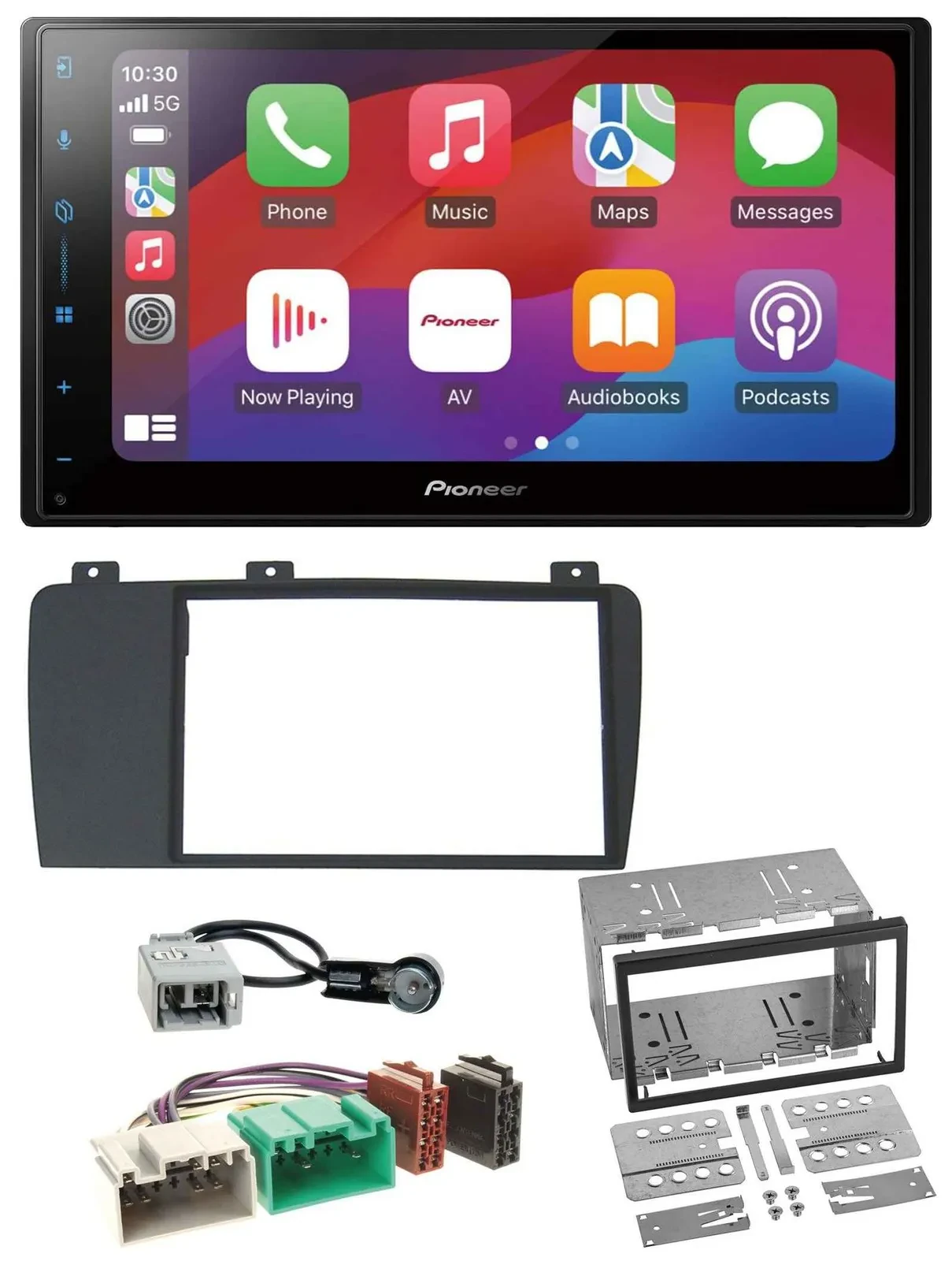 Автомагнитола Pioneer 2DIN, DAB, USB, MP3, Bluetooth для Volvo S60/V70/XC70 (2004–2009)