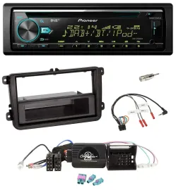 Pioneer DAB Lenkrad CD USB Bluetooth Autoradio für VW Passat Polo Scirocco Shara
