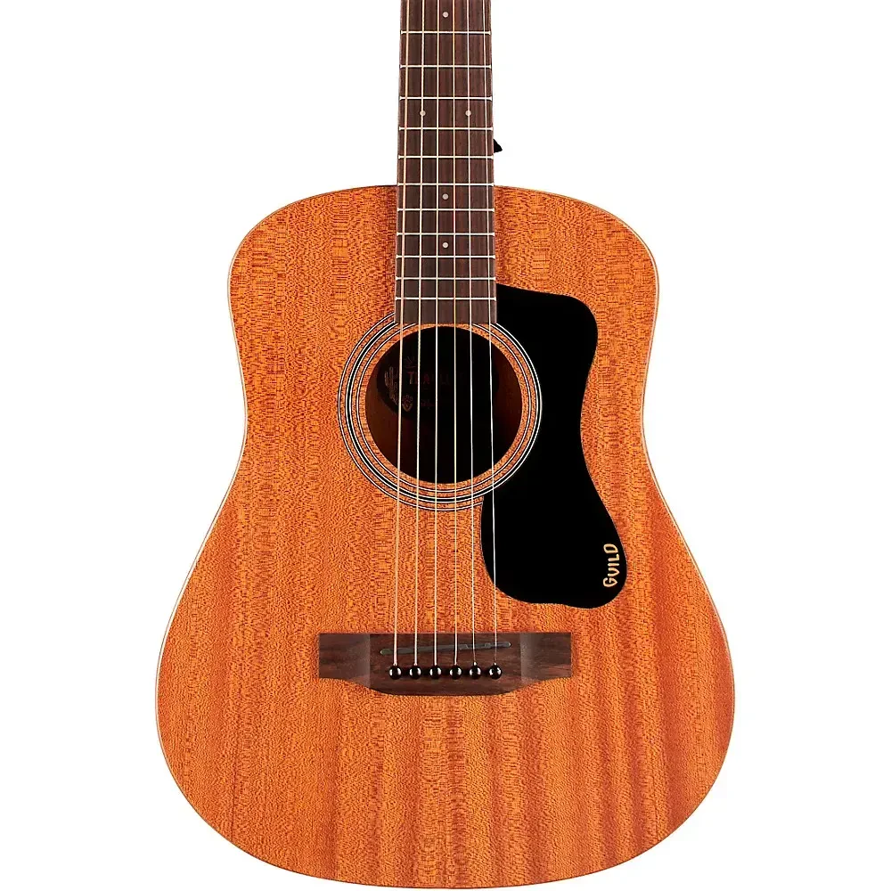 Акустическая гитара Guild Travel Mini Dreadnought махагон Natural с чехлом