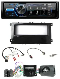 JVC Bluetooth Lenkrad USB DAB Autoradio für Ford Mondeo S-Max Can-Bus 07-14 pian