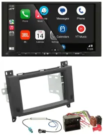 Автомагнитола для Mercedes Vito/Viano JBL 2 DIN MP3 DAB Bluetooth USB 2006–2014