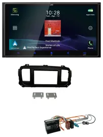JVC USB Bluetooth 2DIN DAB MP3 Autoradio für Citroen Jumpy Dispatch Spacetourer