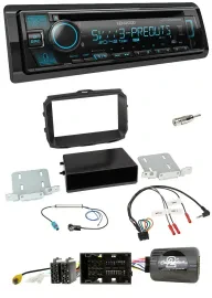 Kenwood Bluetooth USB CD Lenkrad DAB Autoradio für Alfa Giulietta 940 Facelift 2