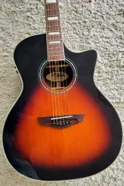 Электроакустическая гитара D'Angelico Premier Gramercy CS Vintage Sunburst