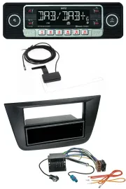 Dietz DAB Bluetooth USB MP3 Autoradio für Seat Toledo Altea ab 05 schwarz