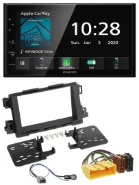Kenwood Bluetooth MP3 DAB USB 2DIN Autoradio für Mazda 6 2013 2015 CX-5 ab 2012