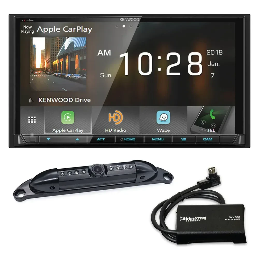 Автомагнитола Kenwood DMX908S 6.95" Double DIN (набор)