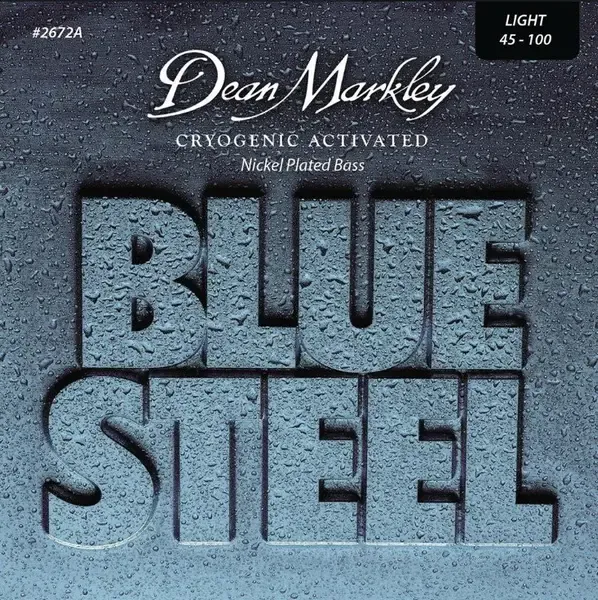 Комплект струн для бас-гитары Dean Markley DM2672A Blue Steel NPS, 45-100
