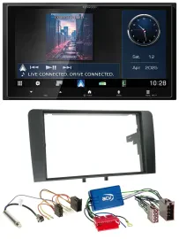 Kenwood Bluetooth 2DIN USB DAB MP3 Autoradio für Audi A3 8P 03-06 Aktivsystem IS