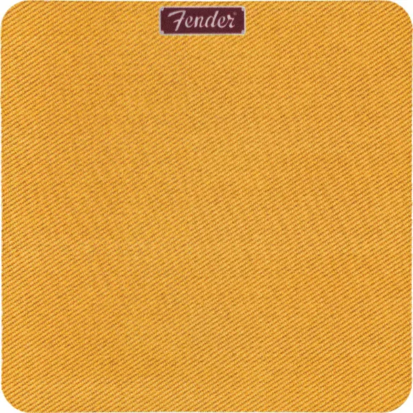 Genuine Fender Guitars Mousepad Gift, Yellow Tweed Print