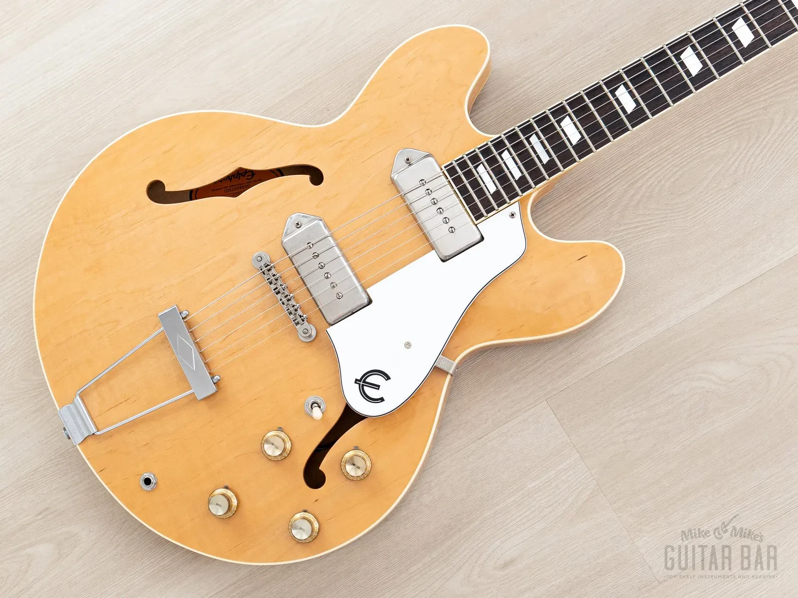 1995 Epiphone Casino Natural Near-Mint, Pre-Elitist Revolution w/ Case, Japan