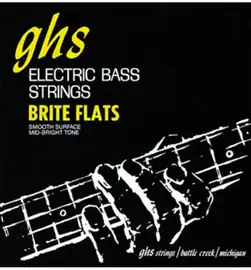 Струны для бас гитары GHS M3075 Brite Flats 49-108