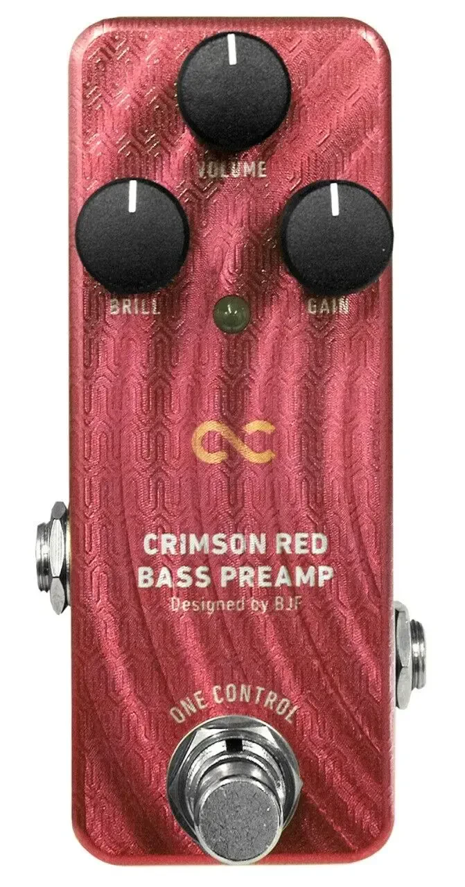 Напольный предусилитель для бас-гитары One Control Crimson Red Bass Preamp