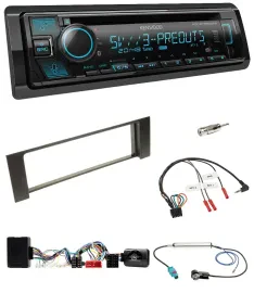 Kenwood Bluetooth USB CD Lenkrad DAB Autoradio für Audi A4 B6 00-04 Bose Vollakt