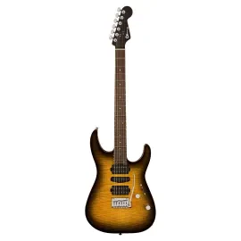 Charvel MJ DK24 HSH 2PT W Mahogany 6 String Electric Guitar Antique Burst