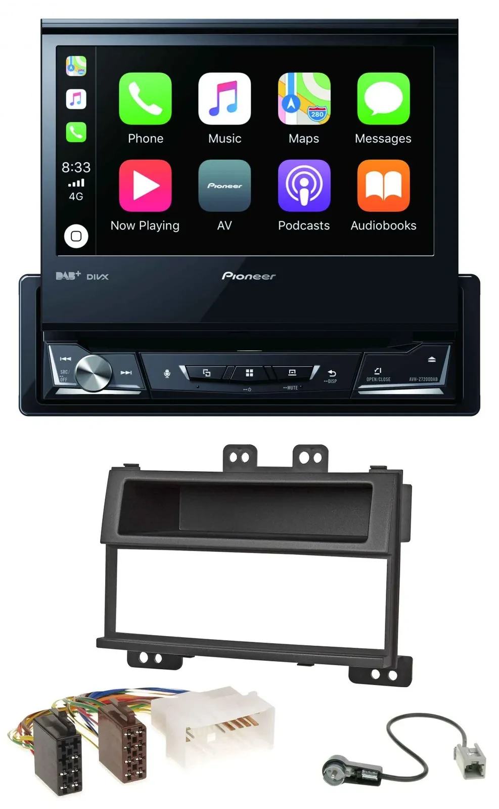 Pioneer DVD Bluetooth DAB USB MP3 Autoradio für Hyundai i20 (2008-2011)