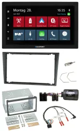 Автомагнитола Blaupunkt 2DIN Bluetooth DAB USB для Opel Corsa C