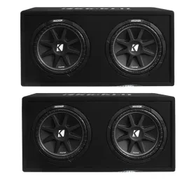 Kicker 43DC122 Dual 12" 300W RMS Comp Series Ported Sub Enclosure