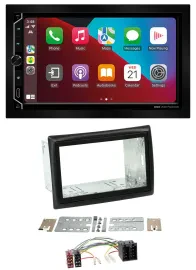 ESX 2DIN DAB USB MP3 Bluetooth Autoradio für Renault Megane 2002-2008