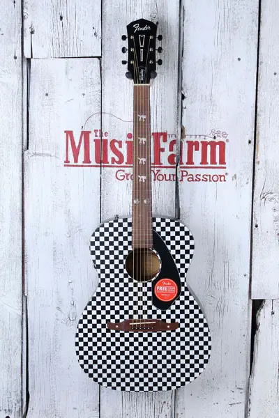 Электроакустическая гитара Fender Tim Armstrong Hellcat Concert Checkerboard