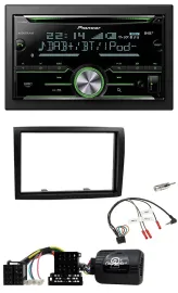 Pioneer Bluetooth Lenkrad DAB 2DIN USB CD Autoradio für Citroen Jumper Peugeot B