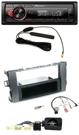 Автомагнитола для Toyota Avensis T25 (с 2003) Pioneer 1-DIN, DAB, USB, MP3, поддержка управления на руле