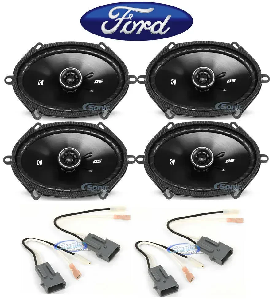 Динамики для автомобиля Kicker 43DSC6804 6x8" (набор) для Ford F-150 2004 Heritage, перед/зад