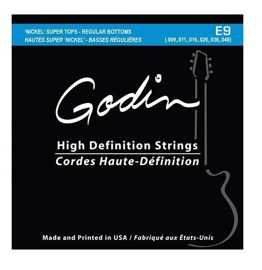 Струны для электрогитары Godin E9 008971 Nickel 9-46