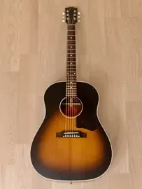 Акустическая гитара Gibson J-45 1962 Vintage Reissue Dreadnought Sunburst w/case USA 1997