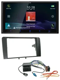JVC USB Bluetooth 2DIN DAB MP3 Autoradio für Audi A3 03-12 8P Quadlock