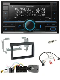 Kenwood CD 2DIN DAB USB Lenkrad Bluetooth Autoradio für Citroen Jumper ab 14 sch