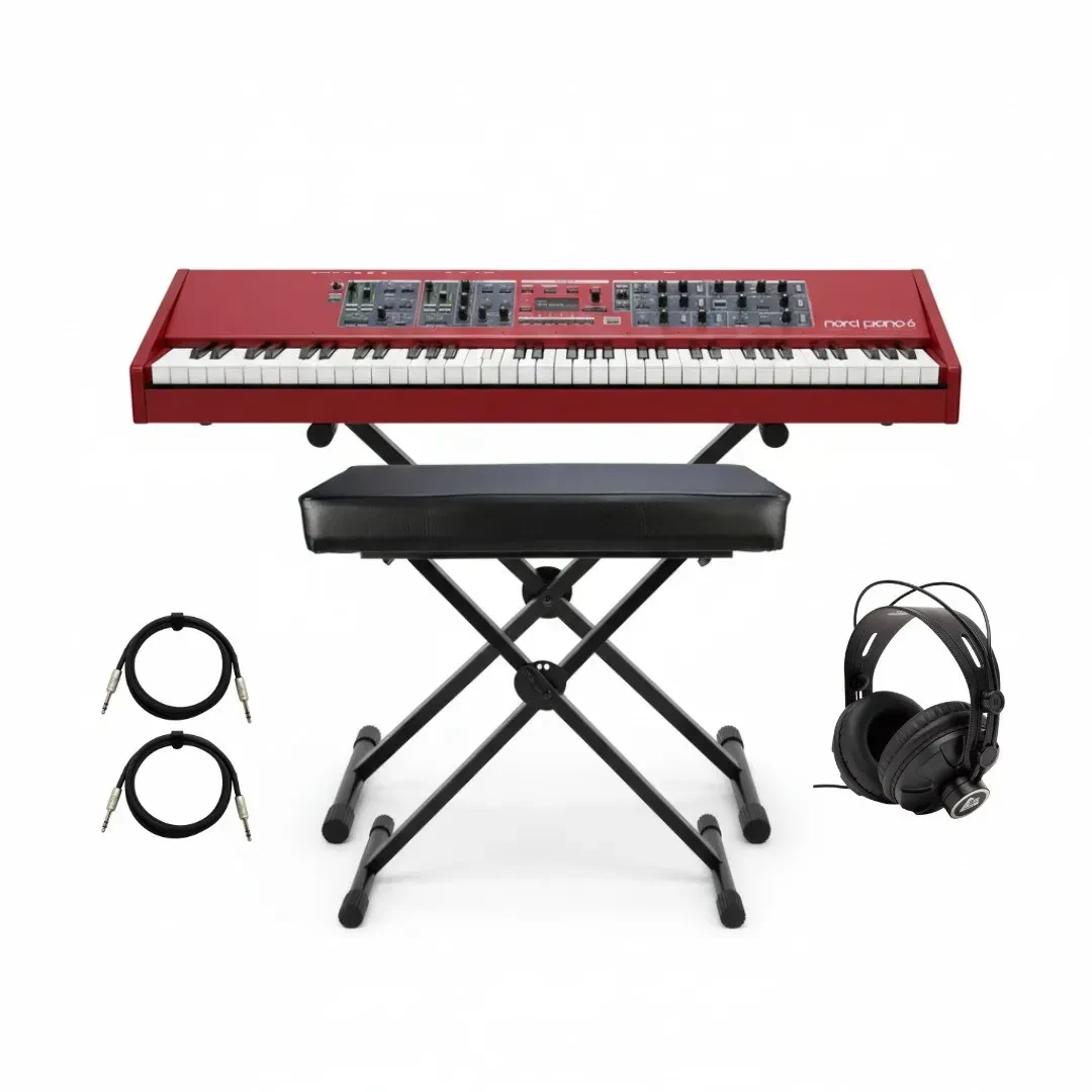 Nord Piano 6 73-Key Digital Piano with Keyboard Stand and Accessory Bundle