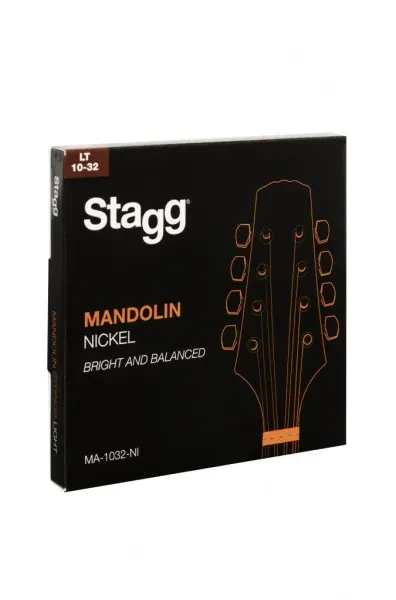 Stagg Light Nickel Strings for Mandolin (010-014-023-032) #MA-1032-NI