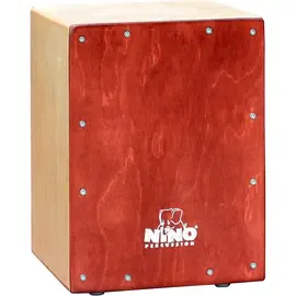 Кахон Nino Kids Cajon Natural Body Wine Red Front Plate