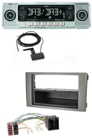 Dietz Bluetooth USB MP3 DAB Autoradio für Iveco Daily (06-14) dunkelgrau