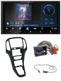 Kenwood Bluetooth 2DIN USB DAB MP3 Autoradio für Opel Astra J ab 12/09 Perlschwa