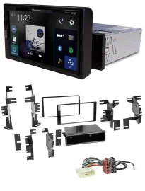 Pioneer DAB MP3 Bluetooth USB Autoradio für Nissan Cube ab 09 Frontier ab 13 Juk