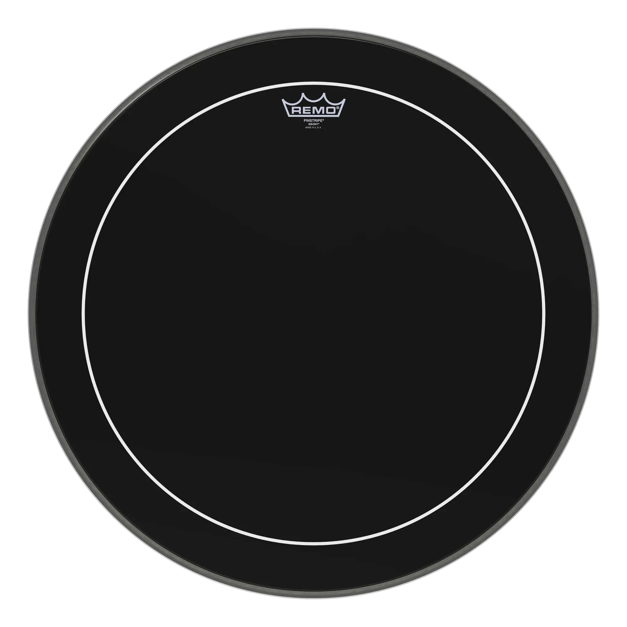 Пластик для барабана Remo 28" Pinstripe Ebony