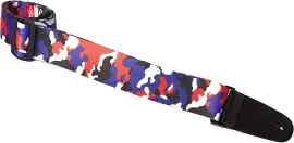 Ремень для гитары Henry Heller HSUB2-37 Red White Blue Camouflage