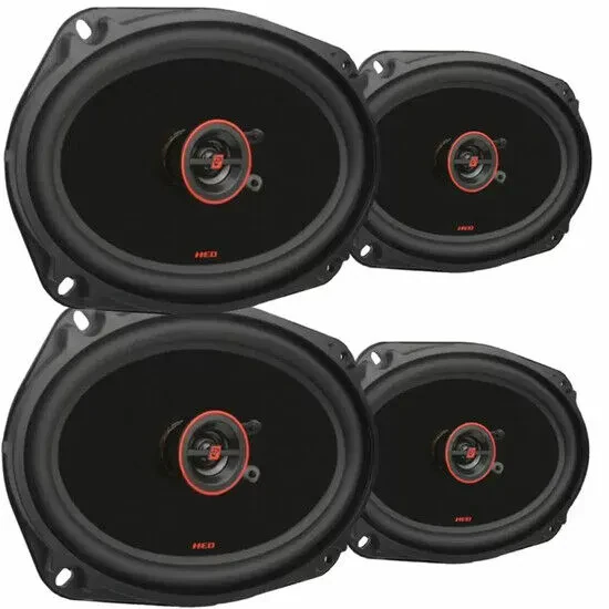 Cerwin Vega H7694 130W RMS 6x9" 4-way Coaxial Car Speakers (2-Pairs)
