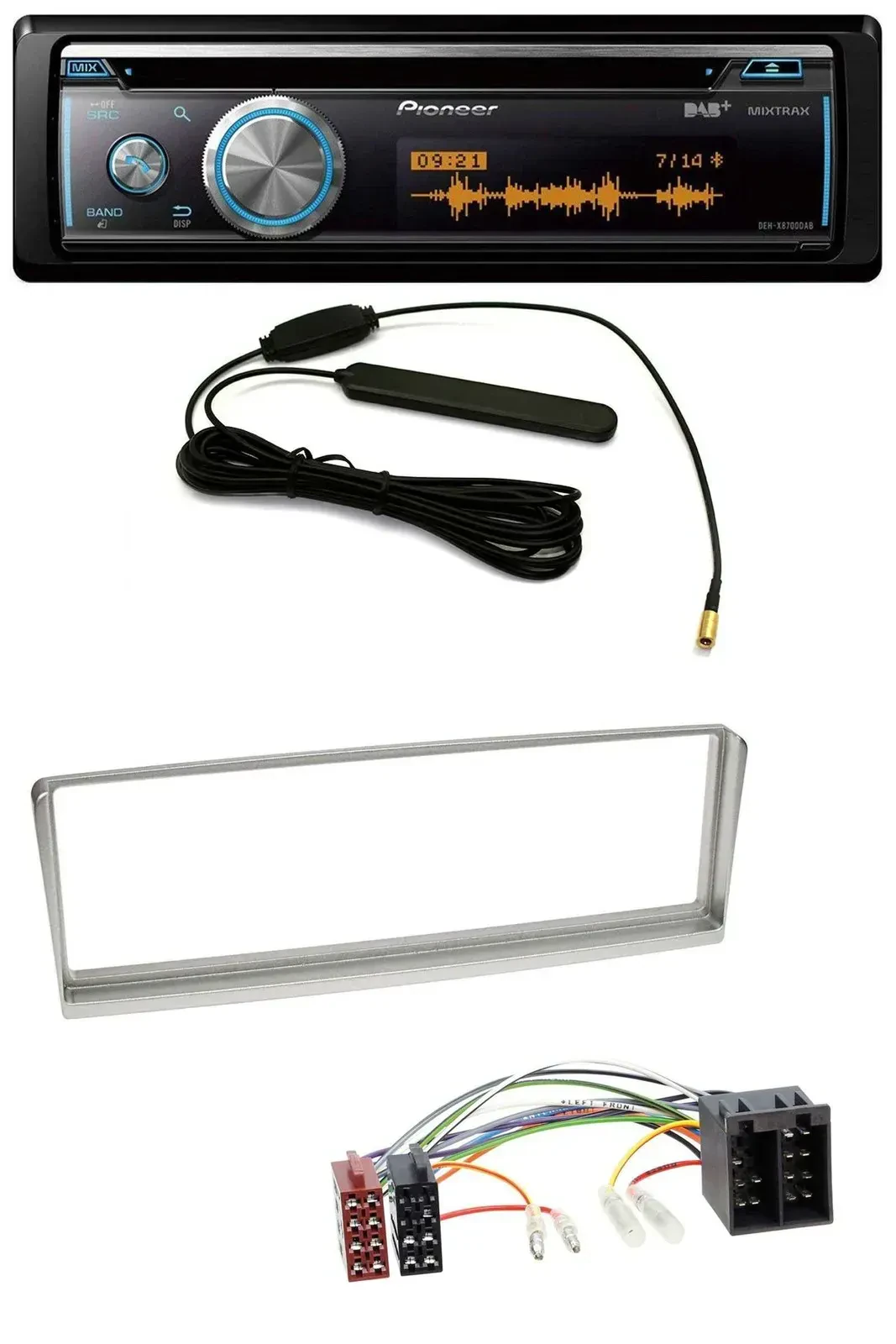 Автомагнитола для Alfa Romeo 156 (2001–2003) Pioneer CD/USB/Bluetooth/DAB/MP3