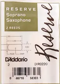 Трость для саксофона сопрано Rico Reserve DIR0220