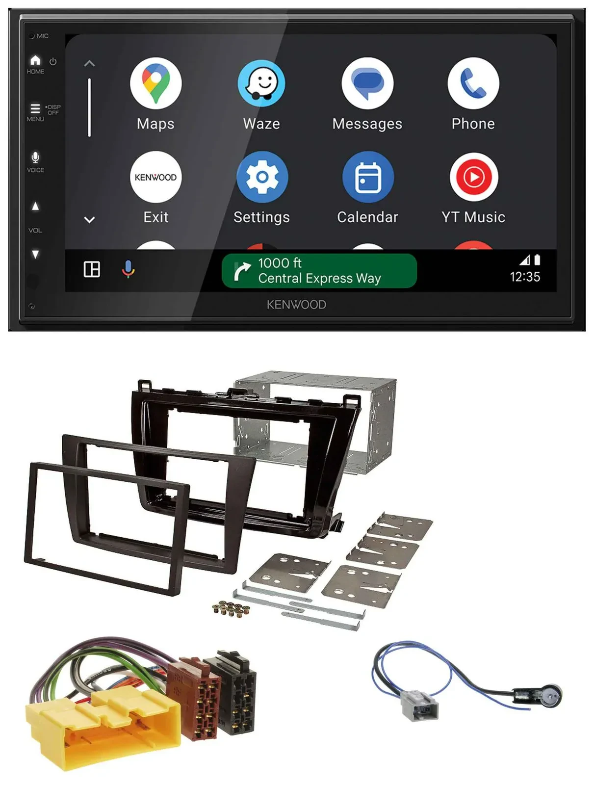 Автомагнитола для Mazda 6 Kenwood 2DIN, DAB, Bluetooth, USB, MP3 (208–2012)