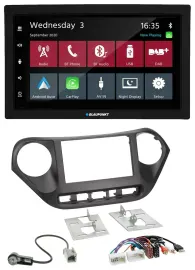 Blaupunkt 2DIN MP3 USB Bluetooth DAB Autoradio für Hyundai i10 ab 2013 AUX USB