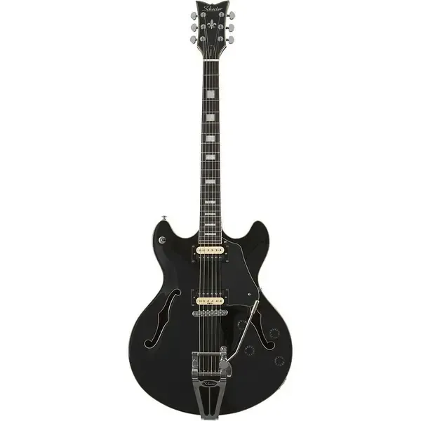 Электрогитара полуакустическая Schecter Corsair Semi-Hollow Gloss Black