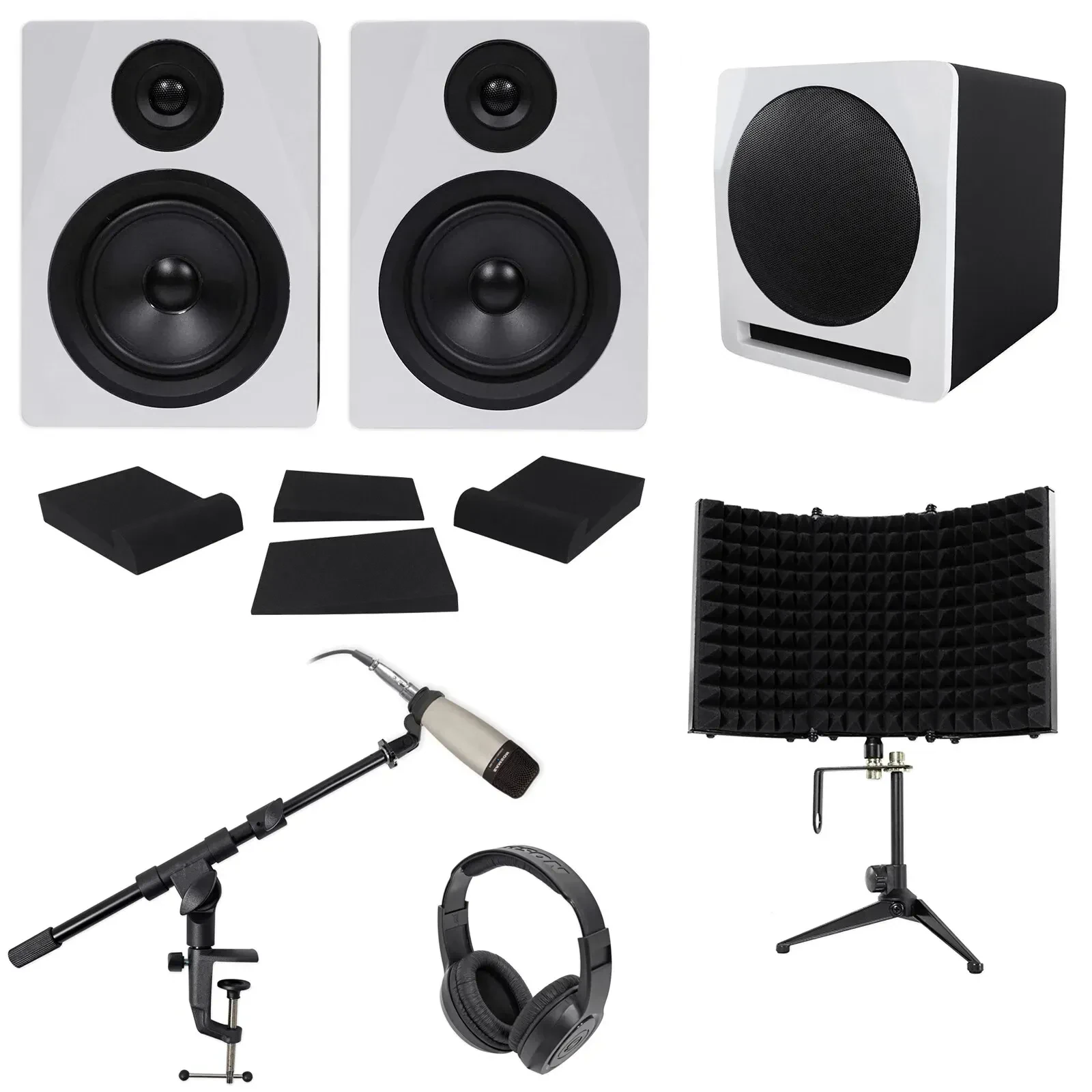 Комплект для подкастов Rockville APM5W+RCDSTR10B SAMSON PACK 2+RMF1 (1)