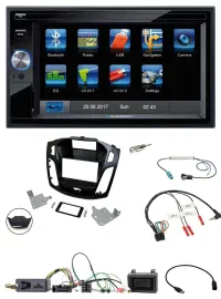 Blaupunkt Lenkrad USB Bluetooth TMC 2DIN Navigation für Ford Focus 2014-2018