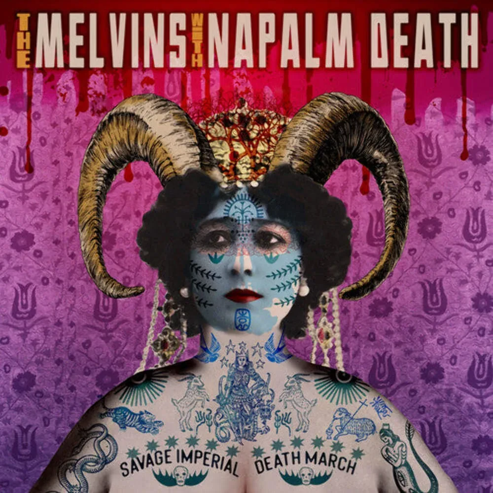 Виниловая пластинка Melvins with Napalm Death – Savage Imperial Death March (Релиз 2026)