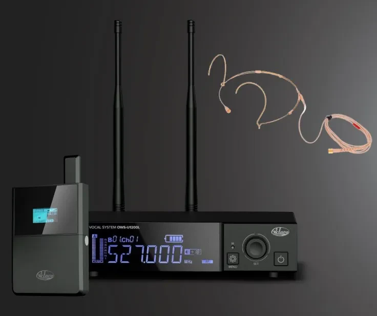 OWS-U1200D01+ Беспроводная система с головным микрофоном и кейсом, Октава